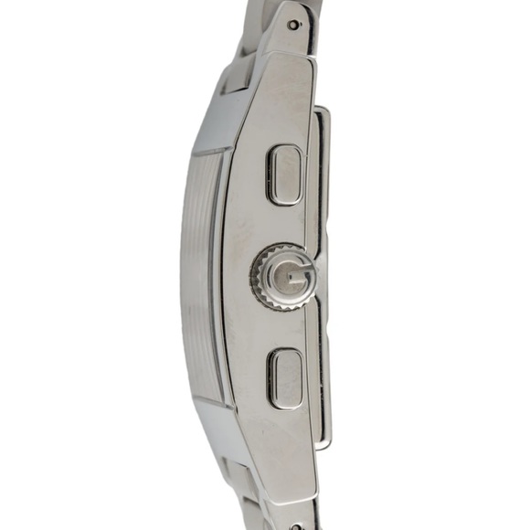 GUCCI Watch 7700 Series Silver Chronograph Date Men's Timepiece Watch - Picture 3 of 7